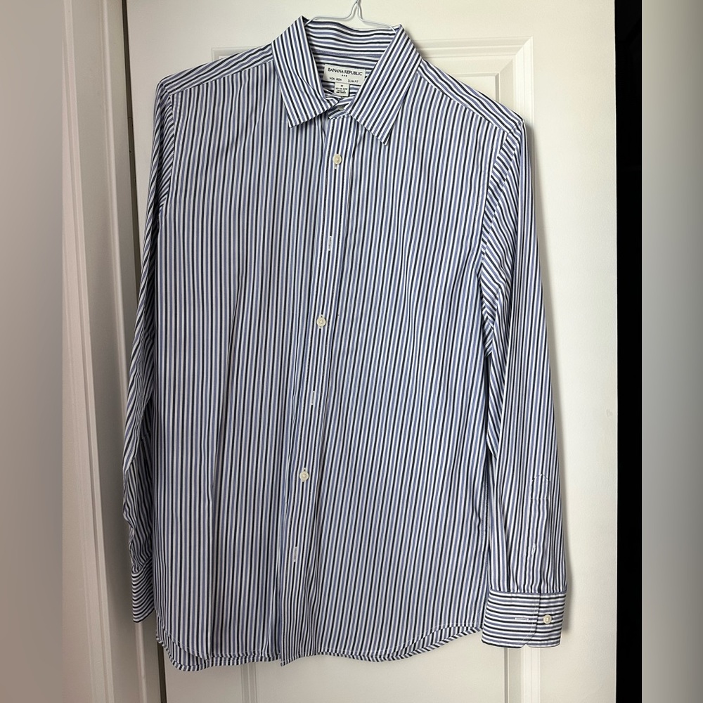 Men’s Banana Republic Non Iron Slim Fit Shirt - Size M (15-15 1/2)